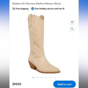 Madden girl women’s cowgirl boots